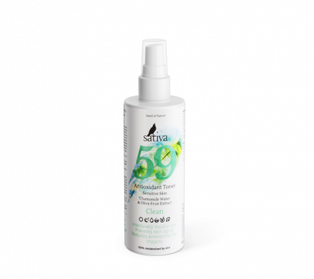 Sativa №59 Тоник антиоксидантный для чувствительной кожи 150мл