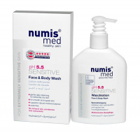 numis® med Моющее средство для лица и тела "СЕНСИТИВ рН 5,5", 200 мл