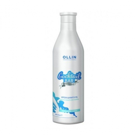 OLLIN, Крем-шампунь "Молочный коктейль" увлажнение волос Cocktail Bar, 500 мл