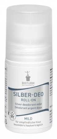 BIOTURM Шариковый дезодорант с серебром Nr.38, 50 мл