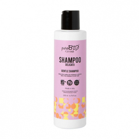 PuroBio - Мягкий шампунь для нормальных и сухих волос/ Gentle Shampoo, 200 мл