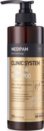 MEDIPAM Клиник систем Укрепляющий шампунь от выпадения волос (500мл)