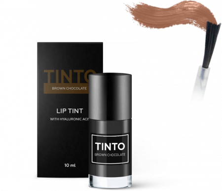 TINTO - Пленочный тинт для губ на основе минеральных пигментов ВROWN CHOCOLATE