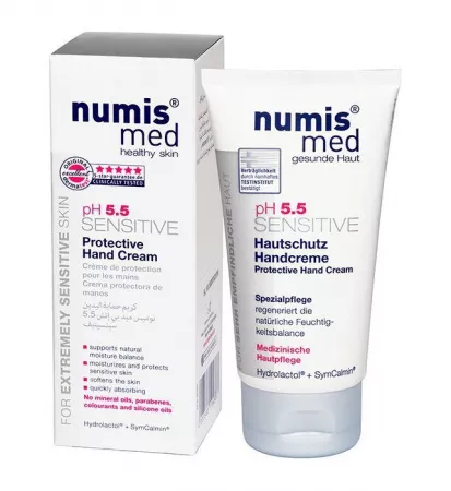numis® med Защитный крем для рук "Сенситив рH5,5", 75мл