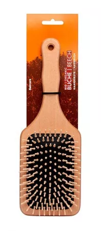 FOERSTER’S Деревянная щетка для волос прямоугольная с деревянными зубчиками