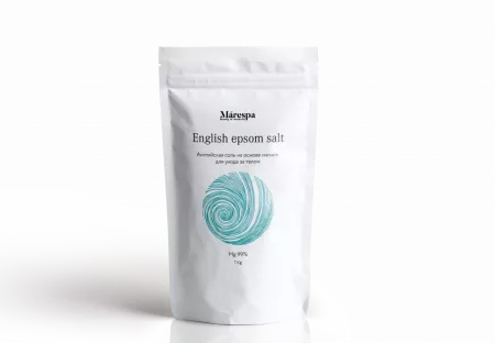 Marespa - Английская соль эпсом для ванны на основе магния, 1 кг