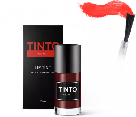 TINTO - Пленочный тинт для губ на основе минеральных пигментов RED HOT