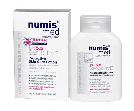 numis® med Защитное молочко для кожи "СЕНСИТИВ рН 5,5", 200 мл