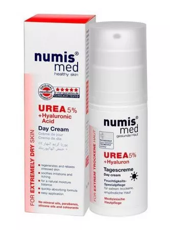 numis® med Дневной Крем с 5 % мочевиной и гиалуроновой кислотой, 50 мл