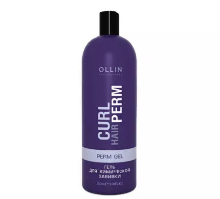 OLLIN, Гель для химической завивки Curl Hair, 500 мл. Инструкция + флакон-аппликатор